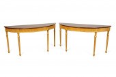 PAIR GEORGE III STYLE GILTWOOD