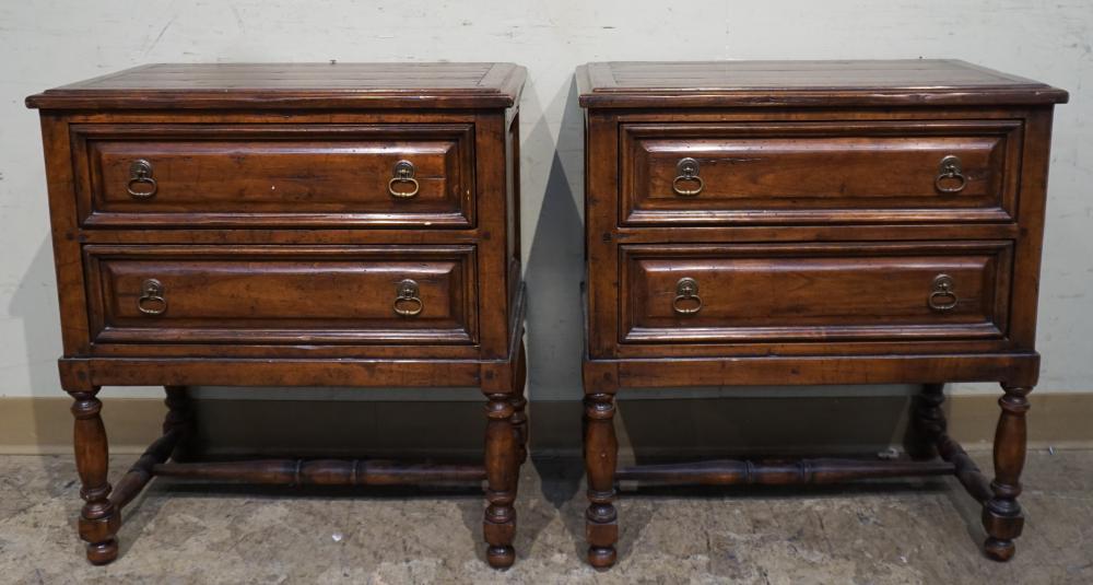 PAIR GEORGE III STYLE MAHOGANY