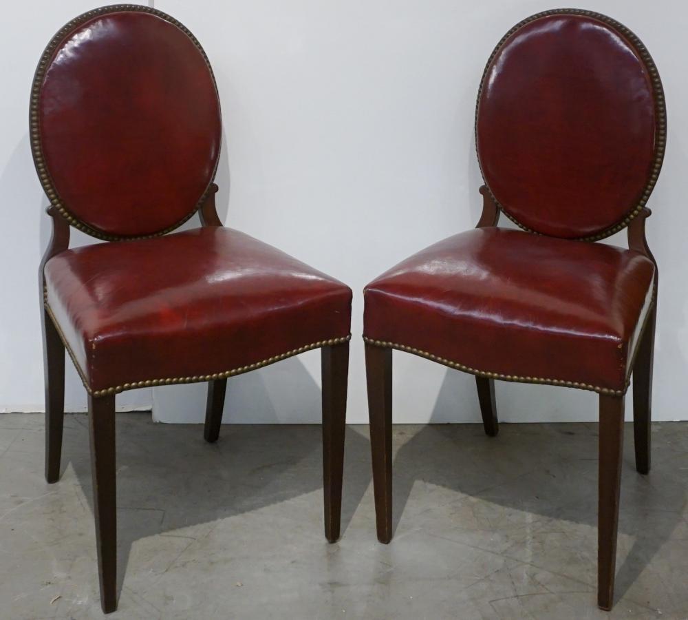 PAIR GEORGE III STYLE MAHOGANY