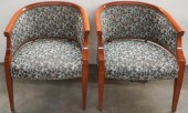 PAIR GEORGE III STYLE STAINED