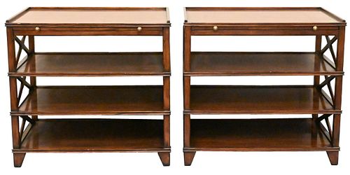 PAIR GEORGE IV STYLE MAHOGANY