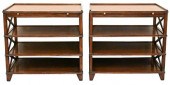 PAIR GEORGE IV STYLE MAHOGANY