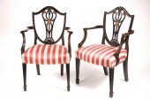 PAIR GEORGIAN ARMCHAIRS - Fine