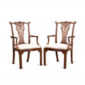 PAIR GEORGIAN CHIPPENDALE STYL
