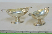 PAIR GEORGIAN SILVER SALTS, HA