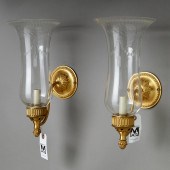 PAIR GEORGIAN STYLE HURRICANE