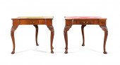 PAIR GEORGIAN STYLE MAHOGANY G