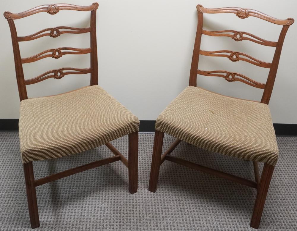PAIR GEORGIAN STYLE WALNUT