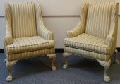 PAIR GEORGIAN STYLE WHITE PAIN