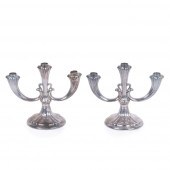 PAIR GERMAN ANTIQUE .835 SILVE