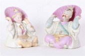 Pair German bisque nodders pro