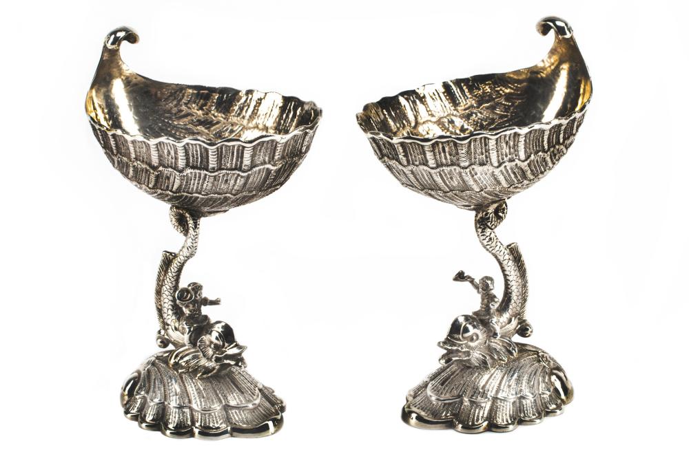 PAIR GERMAN STERLING SILVER