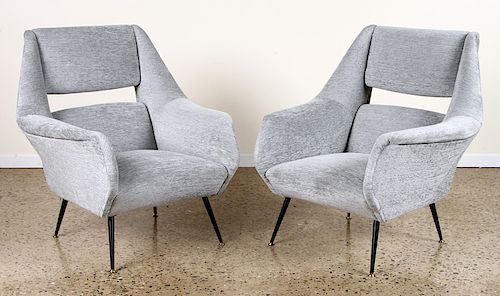 PAIR GIGI RADICE UPHOLSTERED CLUB