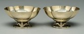 Pair gilt sterling Randahl bow