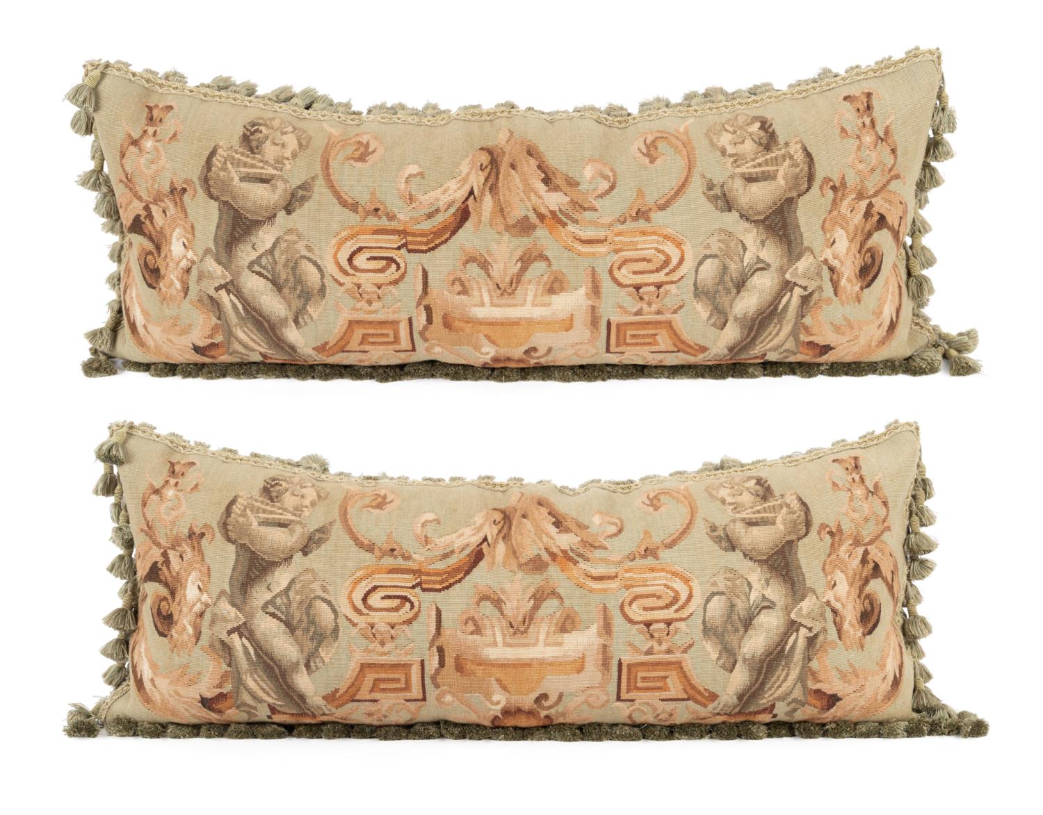 PAIR GOBELINS STYLE RECTANGULAR