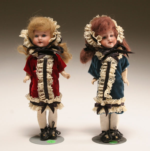 Pair Goebel? German bisque head