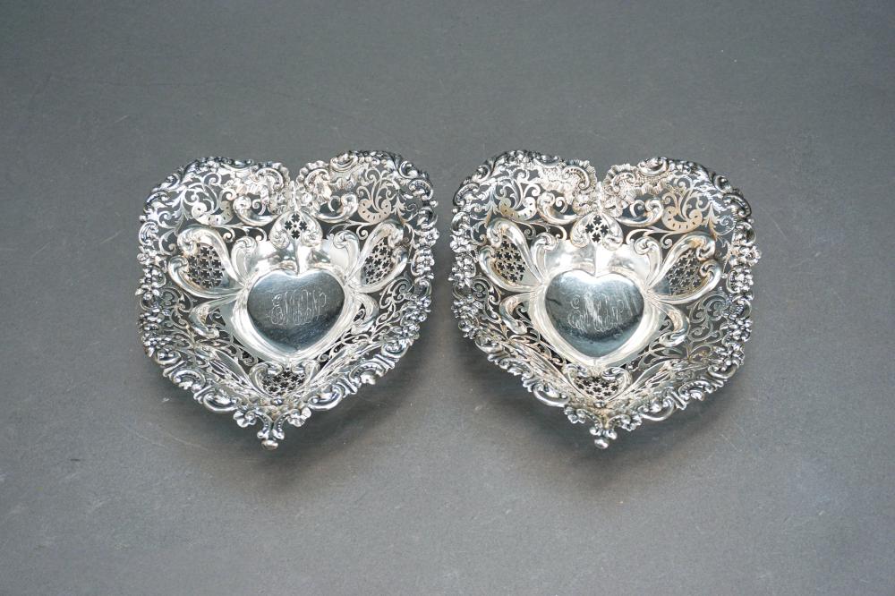 PAIR GORHAM STERLING SILVER PIERCED