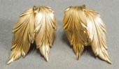 PAIR GROSSE GERMAN 14-KARAT YE