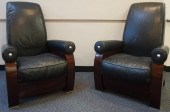 PAIR GUIDO FALESCHINI LEATHER