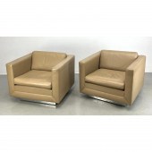 Pair GUNLOCKE Cube Lounge Chai