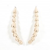PAIR, GUSTAVIAN STYLE WHITE PA
