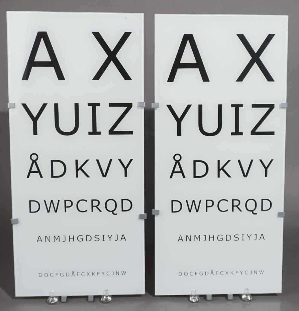 PAIR GYLLEN IKEA EYE CHART