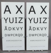 PAIR GYLLEN IKEA EYE CHART BAC