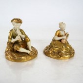 PAIR HADLEY ROYAL WORCESTER PE