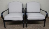 PAIR HAMPTON BAY PATINATED MET