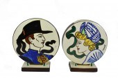 PAIR HB QUIMPER CIRCULAR FAIEN