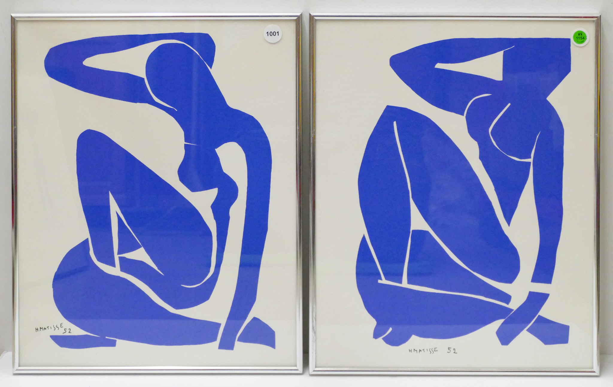 Pair Henri Matisse ''Blue Nudes''