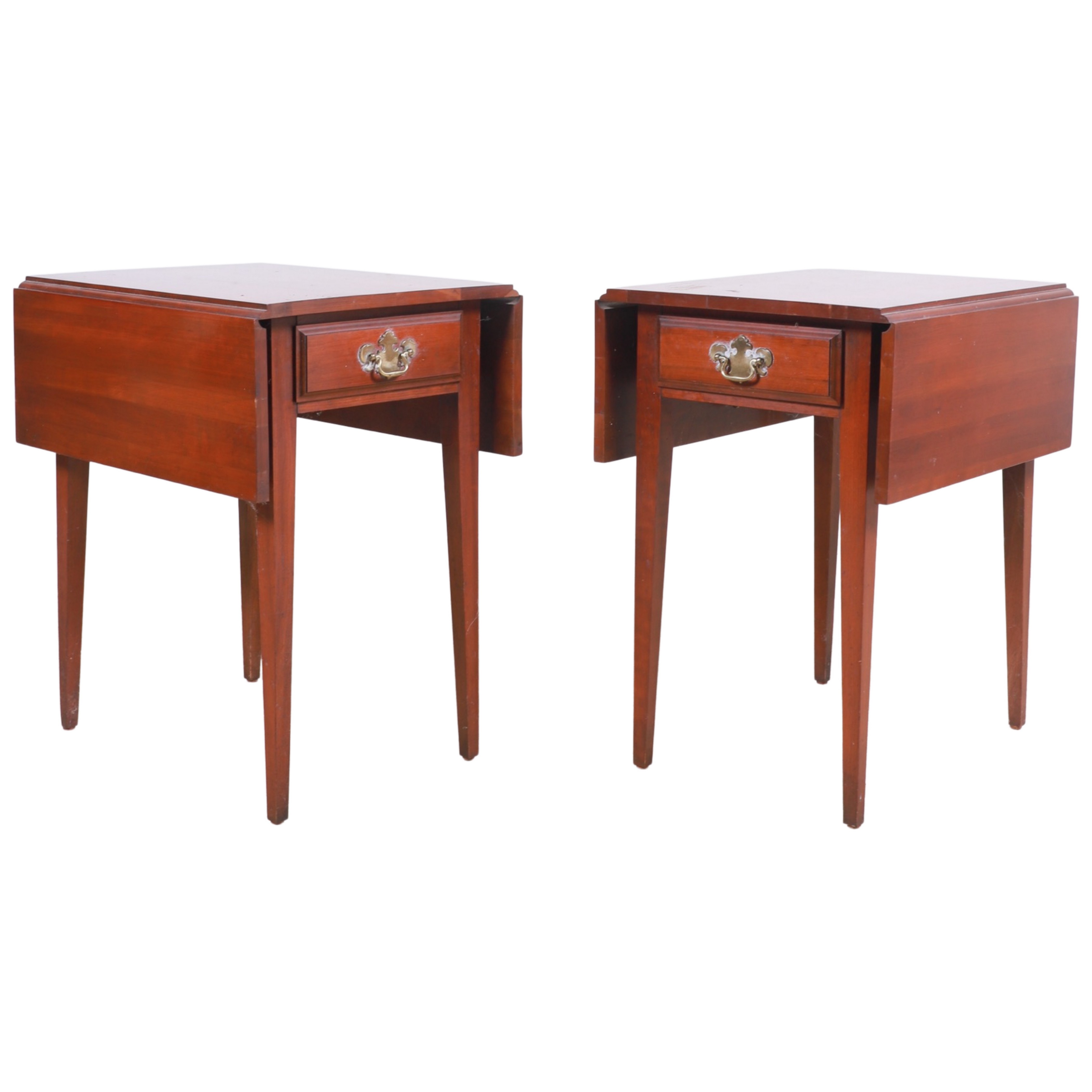 Pair Hepplewhite style mahogany