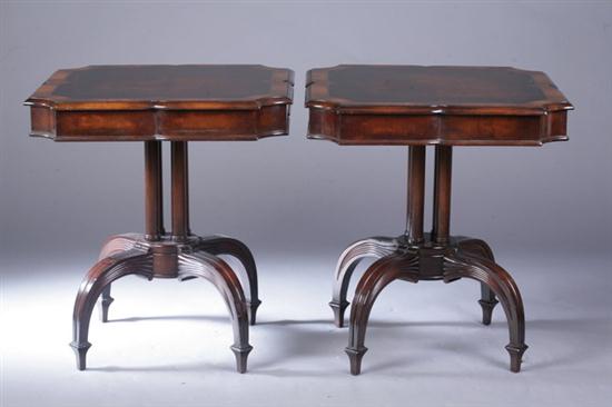PAIR HEPPLEWHITE STYLE MAHOGANY