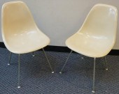PAIR HERMAN MILLER STEEL AND M