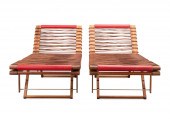 PAIR HERMES 'PIPPA' RECLINING