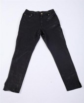 PAIR HERM?S BLACK LEATHER PANT