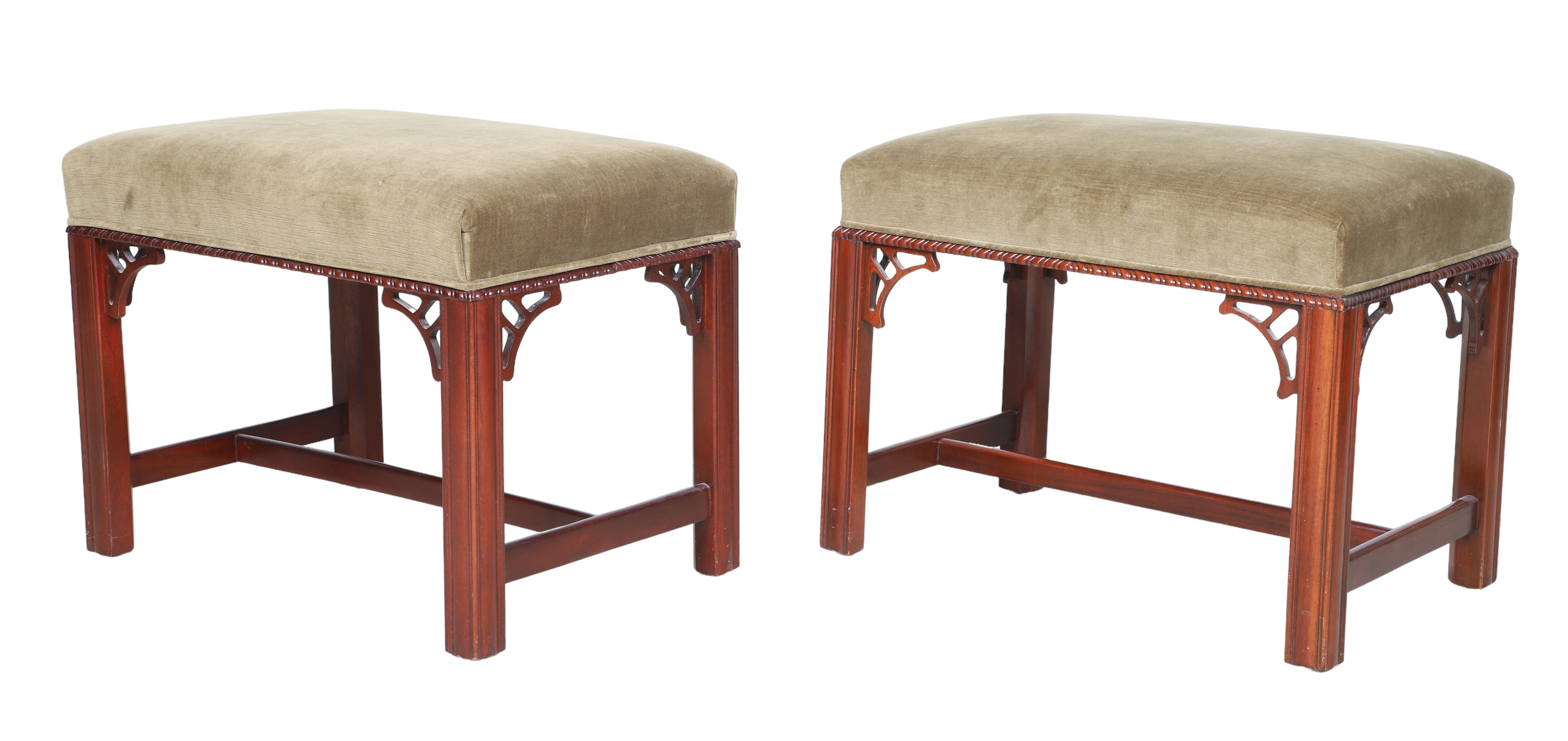 Pair Hickory Chair Co Chinese