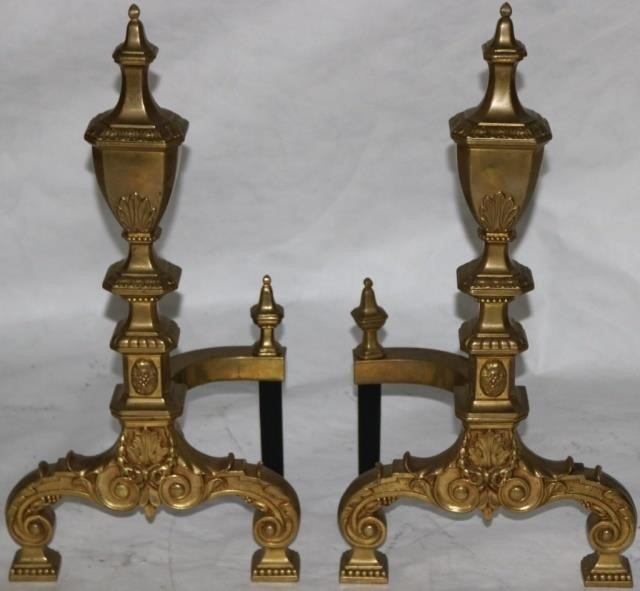 PAIR HIGH QUALITY 20TH C ORNATE