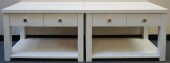 PAIR HOLLYWOOD REGENCY WHITEWA