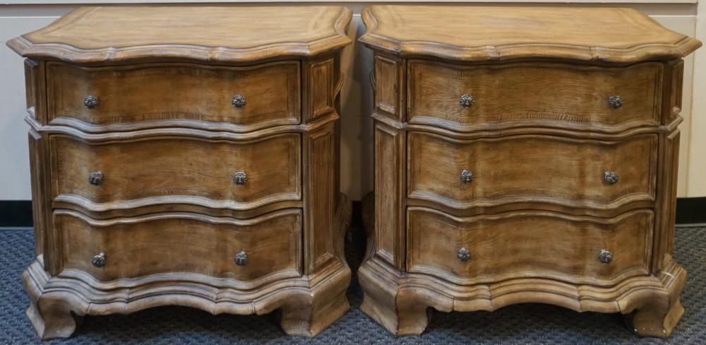 PAIR HOOKER FURNITURE CO. PICKLED