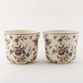 PAIR HUBERT BEQUET DELFT FLORA