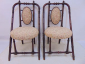 PAIR HUNZINGER SIDE CHAIRS, VI