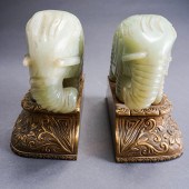 PAIR INDO-MALAYAN CARVED HARDS
