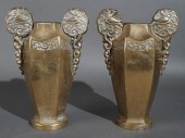 PAIR INDO-MALAYAN CAST BRONZE