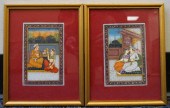 PAIR INDO-PERSIAN MINIATURE GO