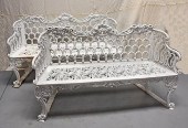 PAIR IRON BENCHESPair of 19th/