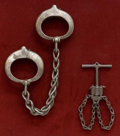 (PAIR) ITALIAN 18TH C.  LEG IRONS &