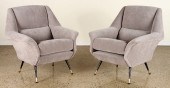 PAIR ITALIAN ARM CHAIRS GIGI R