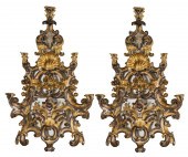 PAIR ITALIAN BAROQUE APPLIQUES