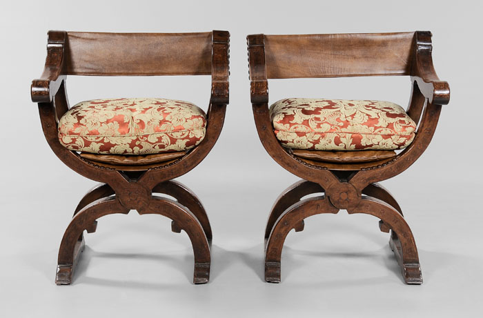 Pair Italian Baroque Style Dantesca